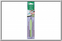 CLOVER H�kelnadel "Amour", 1,75mm (No. 0, pastellgr�n), Stahl, 1 Stk.